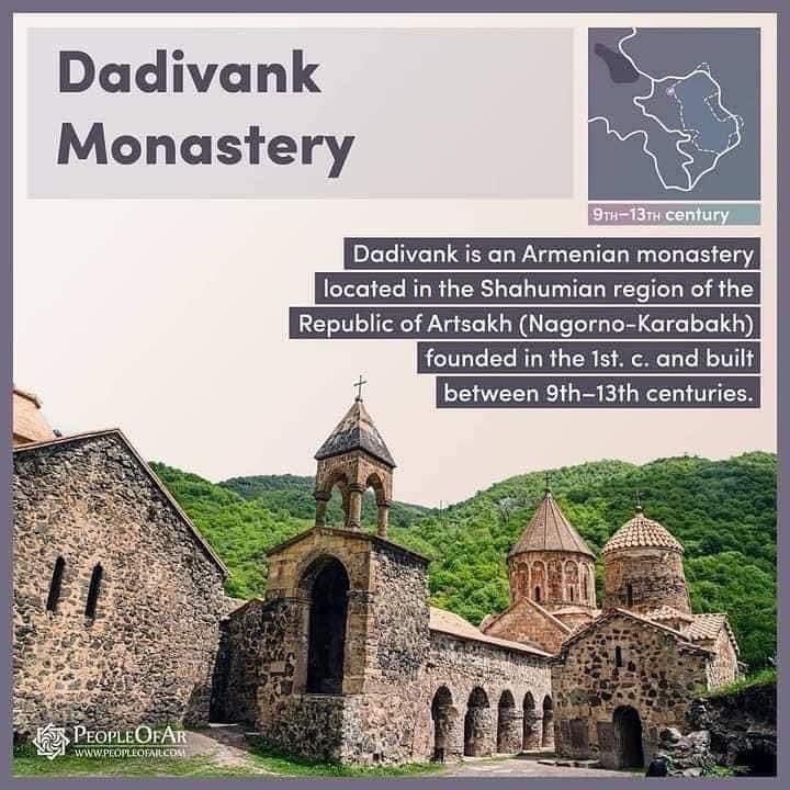 AtajanyanLusine's tweet photo. Calling @UNESCO for protection of an Armenian ancient monasteries and monuments in #Artsakh/#NagornoKarabagh left under control of #azerbaijan https://t.co/V81N4TyYrm