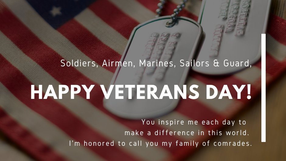 RigsbyConner's tweet photo. If you know any #veterans in your circle, you know they are #selflessservants #fiercelypatriotic #BillOfRightsDefendants Today, we honor those who served in uniform both wartime and in peace, those forgotten, &amp; those suffering w#PTSD. #StandUpForVeterans #VeteransDay @KleinISD https://t.co/xd4xdJ0FzW