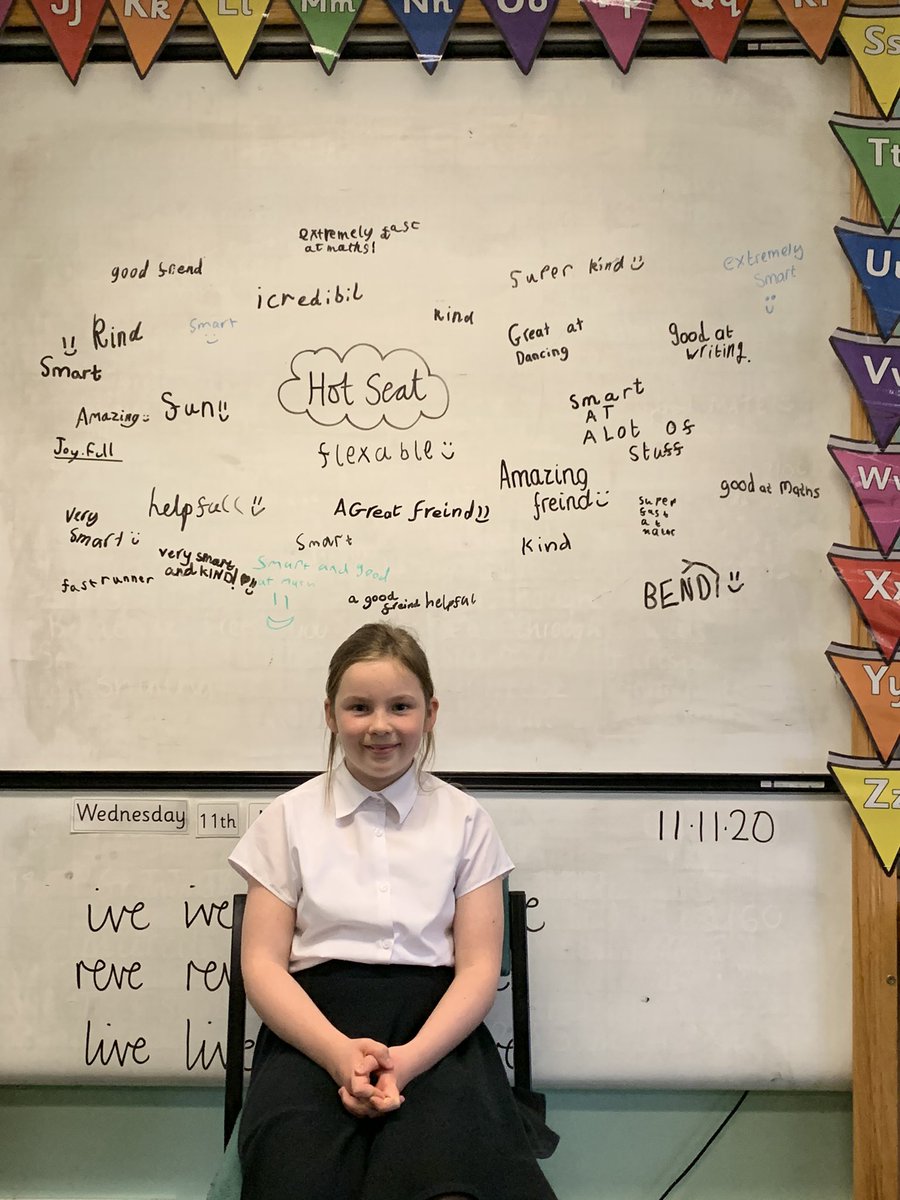 DeanburnPS_P7A's tweet photo. This weekโs Hot Seat was so lovely. Itโs uplifting to read all of the compliments! #classcompliments #P5team #friendships #PositiveVibes #healthandwellbeing #choosekind ๐โญ๏ธ๐ https://t.co/I9sRhTNEio