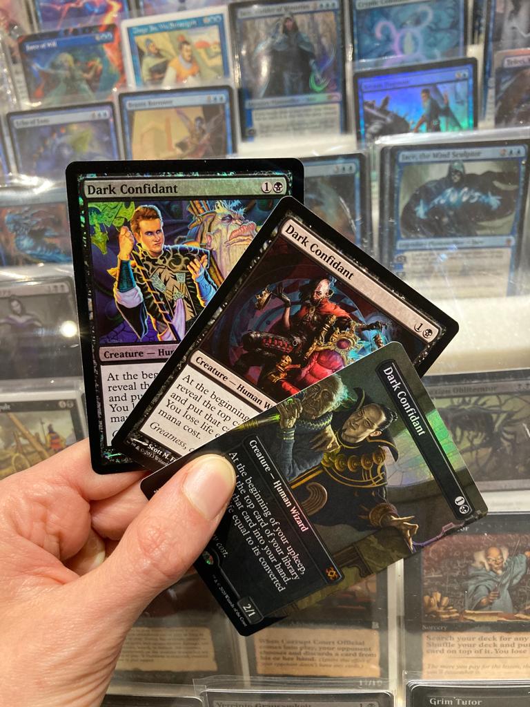 carabinfo's tweet photo. 🖤Dark Confidant🖤
"Greatness, at any cost."

Egal ob "Bob", "Skrillex" oder "der Neue". Diese Karte macht sich in jedem Deck gut,  welches eine niedriege CMC aufweist und Schwarz spielt.

#mtg #magicthegathering #black #darkconfidant #mtg #lowcmc https://t.co/V4P4h6cbFl