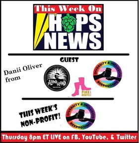 HopsNews's tweet photo. LIVE Episode: Hoppy Hour w/ Danii Oliver from Beersgiving and Pink Boots Society Thursday, November 12th at 8pm eastern! @daniioliver @Beersgiving @pinkbootsbeer #HopsNews #Beer #Live #Podcast https://t.co/fXjOrbe9J5 https://t.co/dhBbOnTV6k