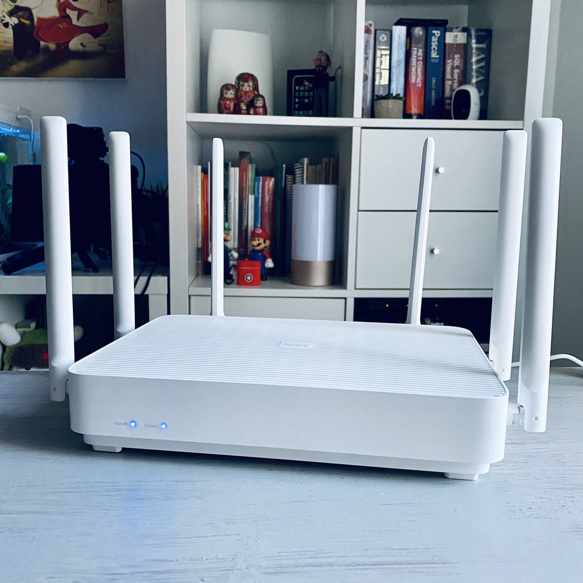 jmramirez's tweet photo. Enga masquetecleros, os voy a alegrar la tarde. Acabo de hacer la primera prueba con el Redmi #AX6 y solo puedo decir: ALUCINANTE! El mejor router de los 7 Xiaomi. Os dejo los resultados de velocidad (Mbps) en una planta de 60m2. Se merienda al AX3600!! 👉🏼 https://t.co/yFQvP9S42G https://t.co/Y3EUInfG5T