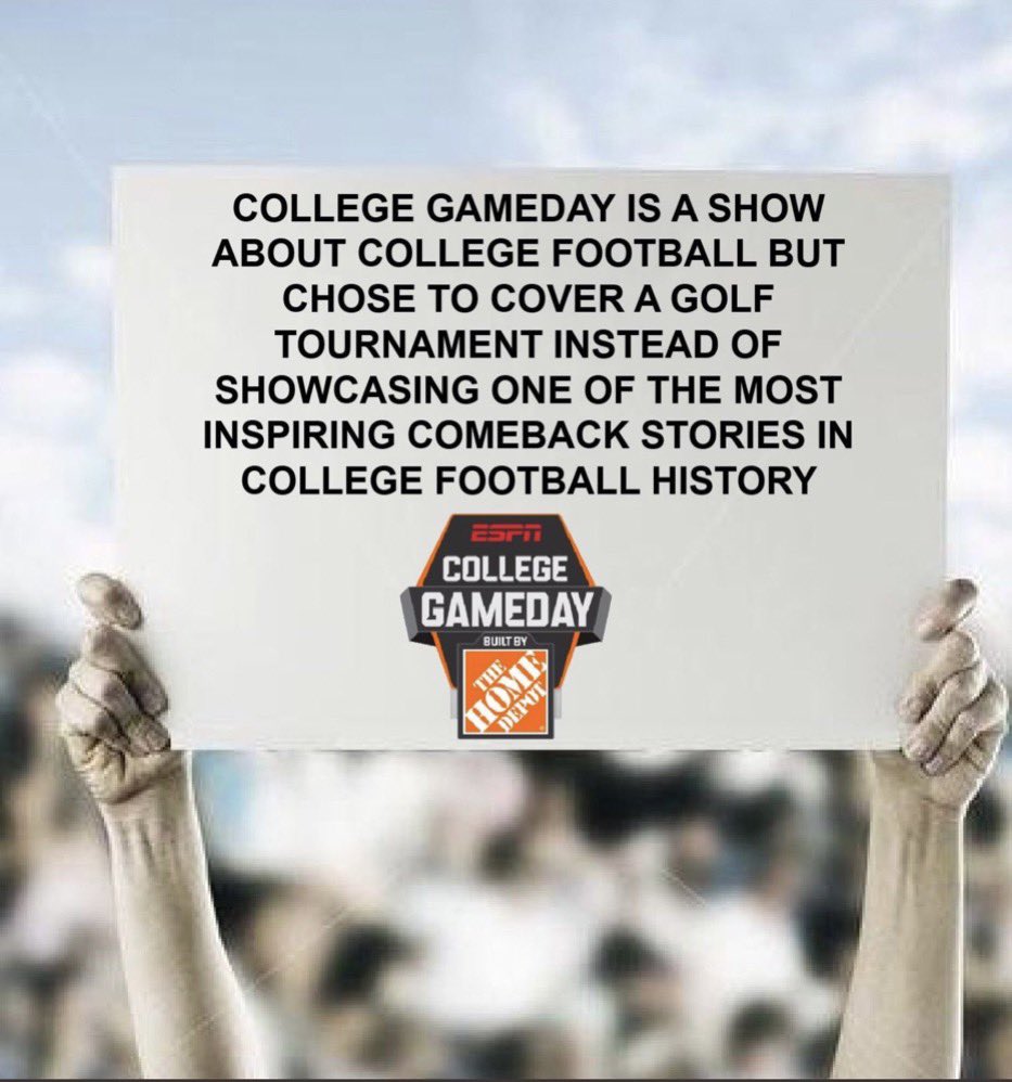 BarstoolMU's tweet photo. @CollegeGameDay @HomeDepot Pick us! #GameDaySigns https://t.co/3sStkSV9B4