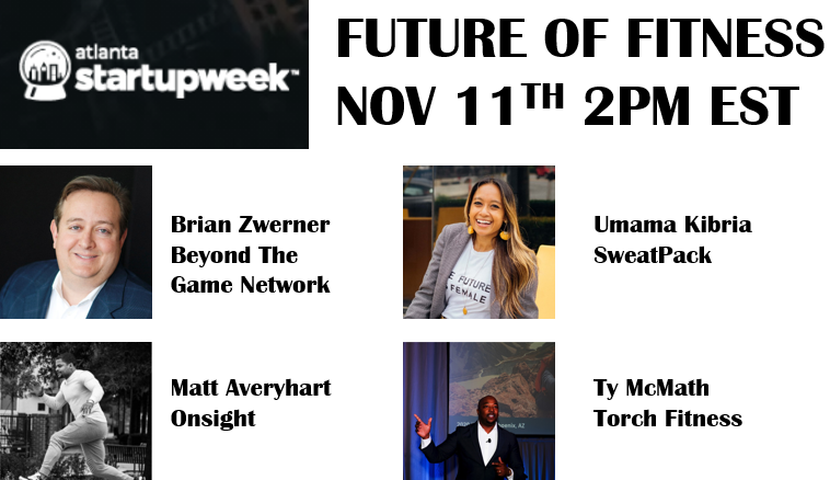 NetworkBtg's tweet photo. Is the future of #fitness digital? Hear from experts at #AtlantaStartupWeek
Free registration: https://t.co/YjS5V5CLZY
@BrianZwerner @umamakibria @MAveryhart @torchfit https://t.co/JGEGJAzW3g