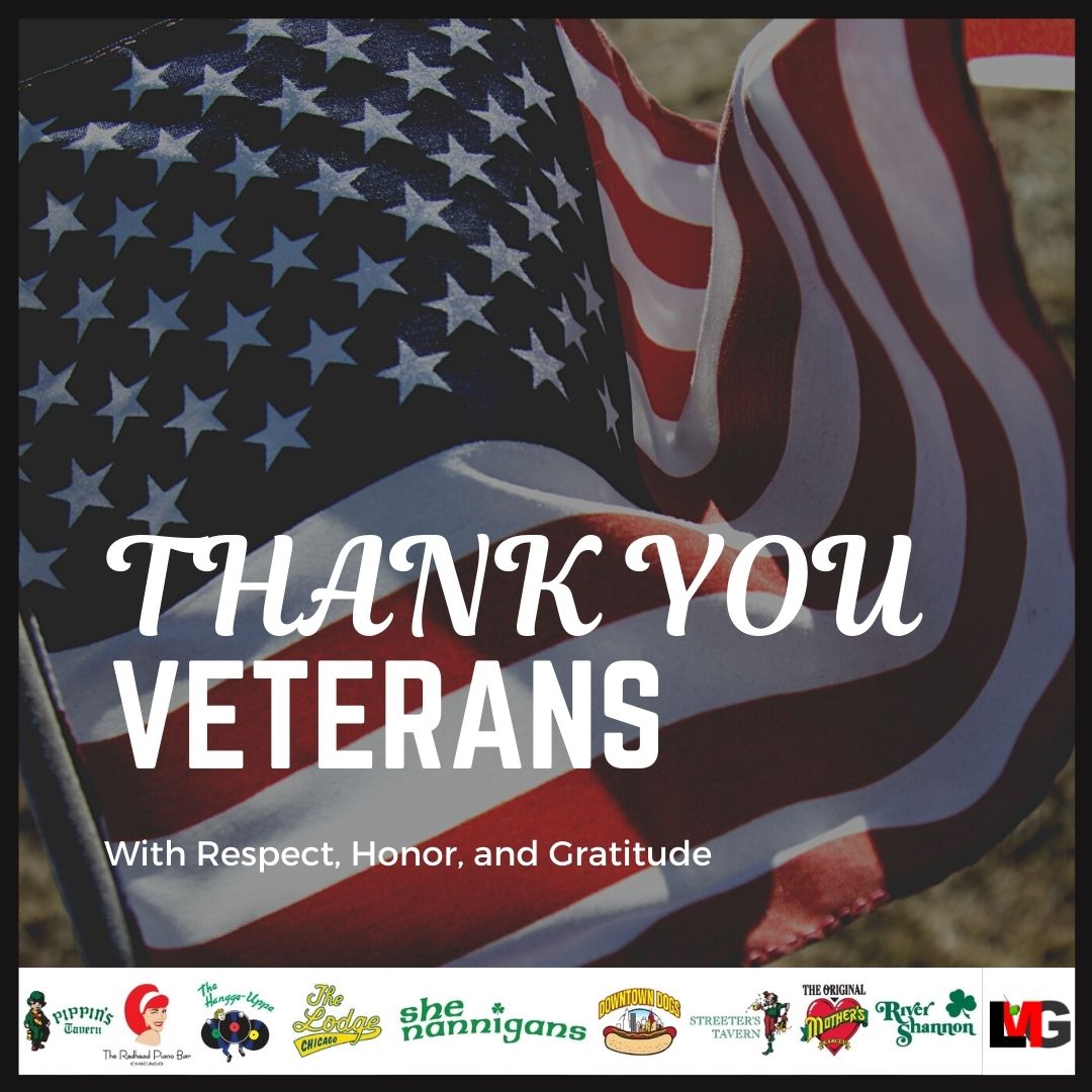 Happy #VeteransDay!  We thank you for your service and sacrifice! 🇺🇸 

#ChicagoWingFest #LMGChicago #Chicago #Veterans #America #Honor #Respect #Gratitude #American #USA #Love