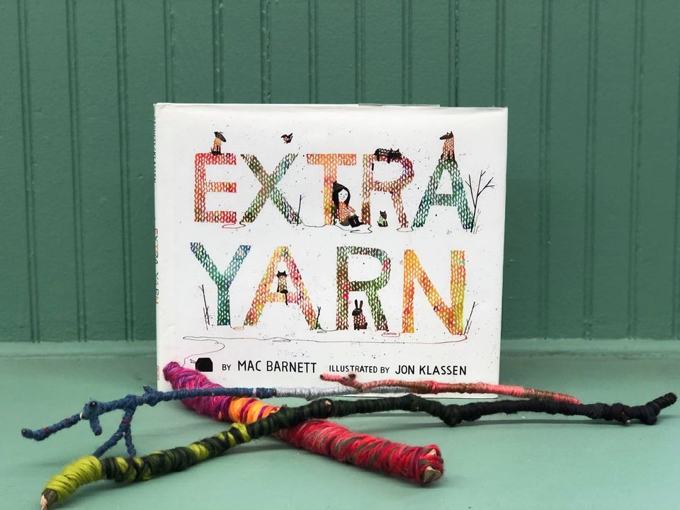 WestchesterPark's tweet photo. Muscoot Farm's Caregiver and Me program for Pre-K aged children and their caregivers continues this Friday, Nov. 13, 10 a.m., with the book, Extra Yarn, followed by a hike to find sticks to "yarn bomb." Registration required: https://t.co/vI1MjyNGut! #mywestchester https://t.co/rQNSCfShq5