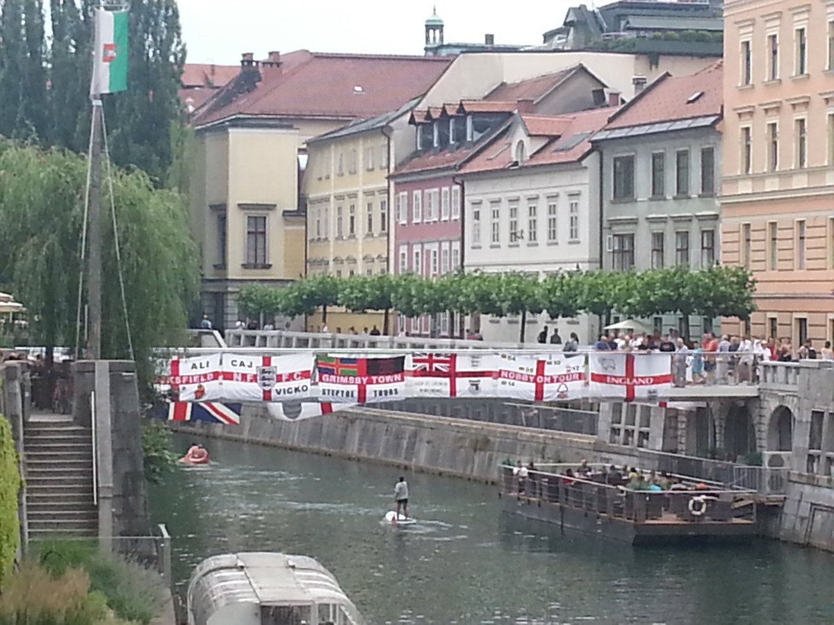 Ljubljana was another beautiful place, and the game was a cracker, 3-2 win with two Wilshere screamers and a late Rooney winner. First time I can remember all of our group actually being stood together at the game as well.