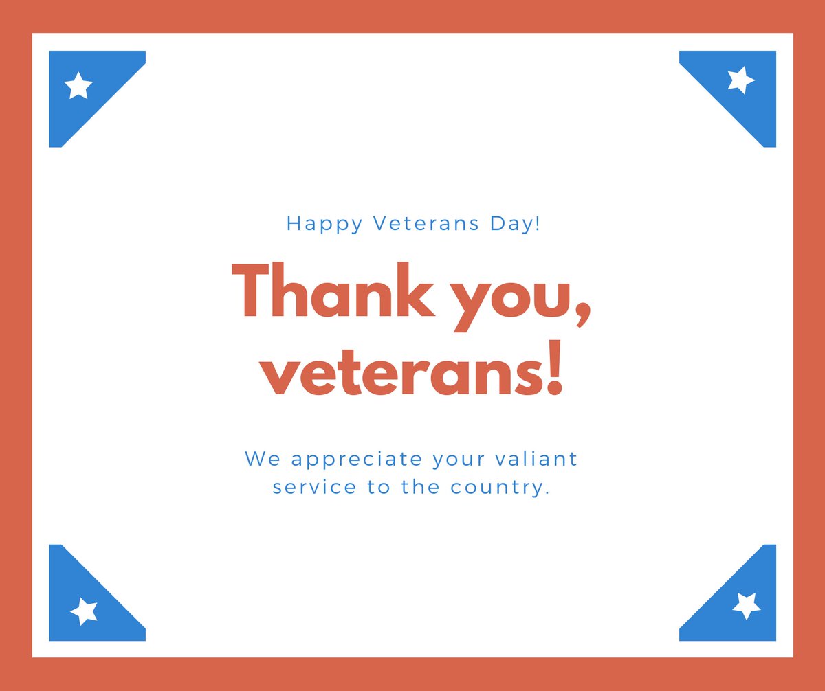 EdenOklahoma's tweet photo. Happy Veterans Day! 🇺🇸💙 https://t.co/xTxQtaGyFN