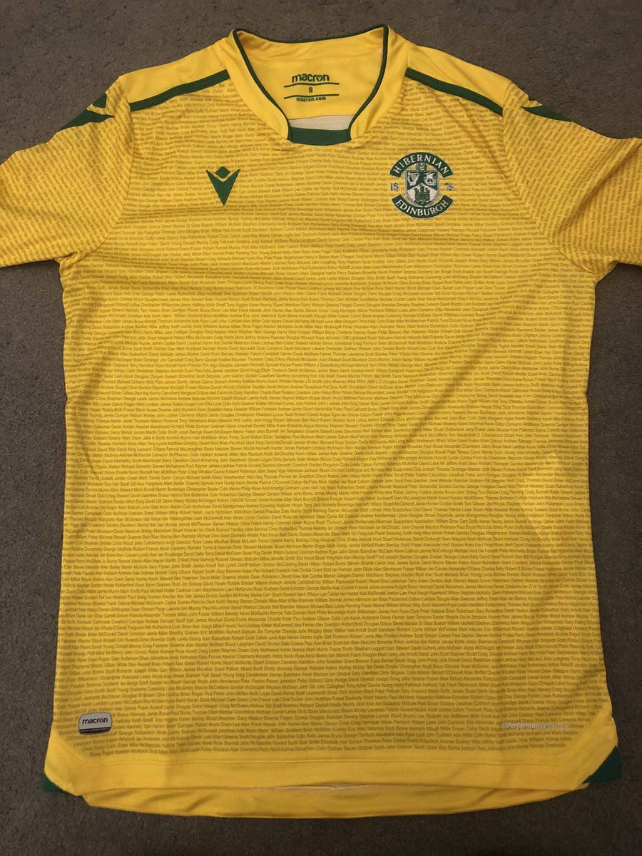 andrewrknight's tweet photo. Got the new 3nd away kit today at @HibsClubstore @HibernianFC and find my name eventually at least it’s on the front of the shirt.👍🏻 also find one @Barriestweeting https://t.co/rtrkrc55RU