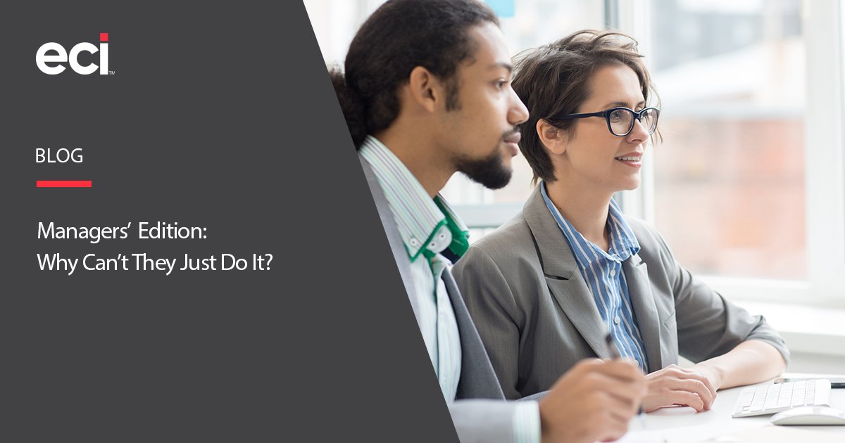 ECISolutions's tweet photo. Managing people is challenging and exhausting, especially when employees rely on you to make all the decisions. For some #tips on how to empower your team and save your own energy, check out our latest #blog: https://t.co/q3UkfqPM5p #ECISolutions https://t.co/0lfSCzDO4b
