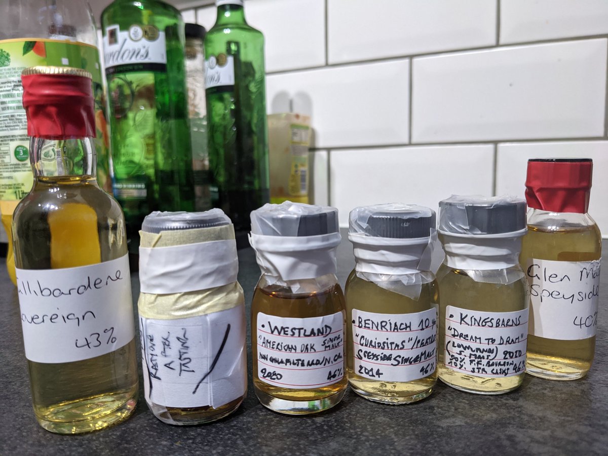 DramofWar's tweet photo. Always fun to receive #dramples! Shout-out to @GregsWhiskyG and @BudgetDrams  for these generous drams. Four more from my 101 whiskies collection in there too #Whisky #DramSwap #gottacatchemall https://t.co/vGX2Z6M3uy