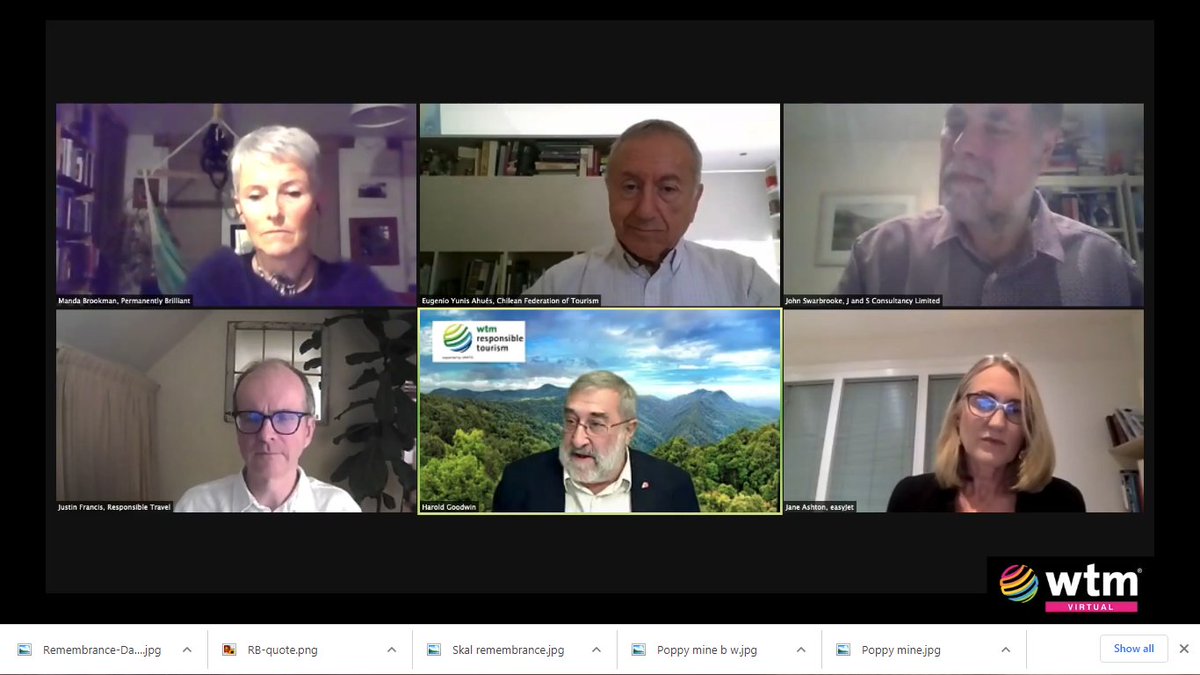 Sneshka_Richter's tweet photo. Tuning in 2 my last live session 4 this #WTMLDN :"Can we make tourism better?" reflecting on this year's #WTMRT sessions & considering how 2 move forward 2 make better tourism with a great panel led by @goodwinhj 🙌🌍💚🍃 #biodiversity #Travel #Covid_19 #Sustainability https://t.co/t7keuwPjay