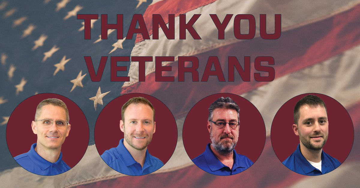 Today, we honor those who served. Thank you to all the veterans who bravely served to protect our freedoms. And a very special thank you to our veteran team members, Dave, Jason, Philip, and Lucas. 

#veteransday2020 #thankyou