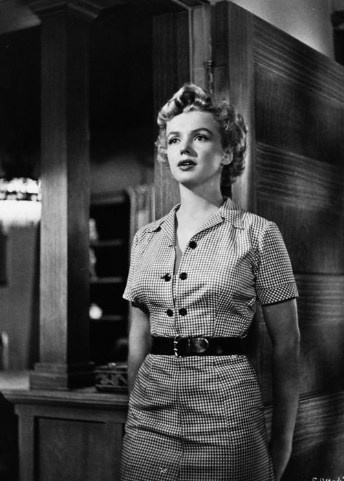 Peggy, CLASH BY NIGHTAnother supporting role, playing something closer to an ingenue to Barbara Stanwyck's lead, Monroe lends a lot of emotion to the film. Clash by Night is one of the more "romantic" noirs, focused not on crime, but on relationships and emotion.  #noirvember