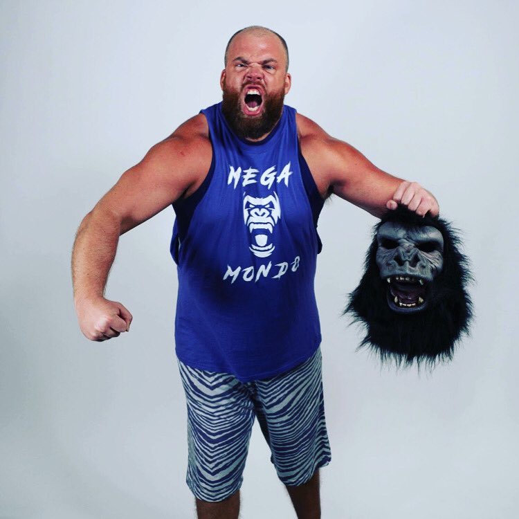 MEGAAAAMONDO's tweet photo. MEGA MONDO IS MEGA HYPED FOR THE #UPSTARTPRO #STAYCATION IN MEGA FORTVILLE, INDIANA THIS SATURDAY!!!! 

GET YOUR MEGA TICKETS TODAY!!!!! #JUSTTOOMEGA 🦍

MEGA FOLLOW @UpstartPro 

https://t.co/U7mhp140IZ https://t.co/larqFV9ujn