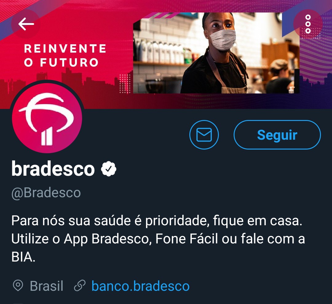 BrunoCr62058963's tweet photo. 👀 "...sua saúde é prioridade, fique em casa." Para eu poder lucrar mais, dando um pé na bunda dos meus funcionários!!! Ass. Bradesco 😬😡
#QueVergonhaBradesco https://t.co/9ZIUjAolaX