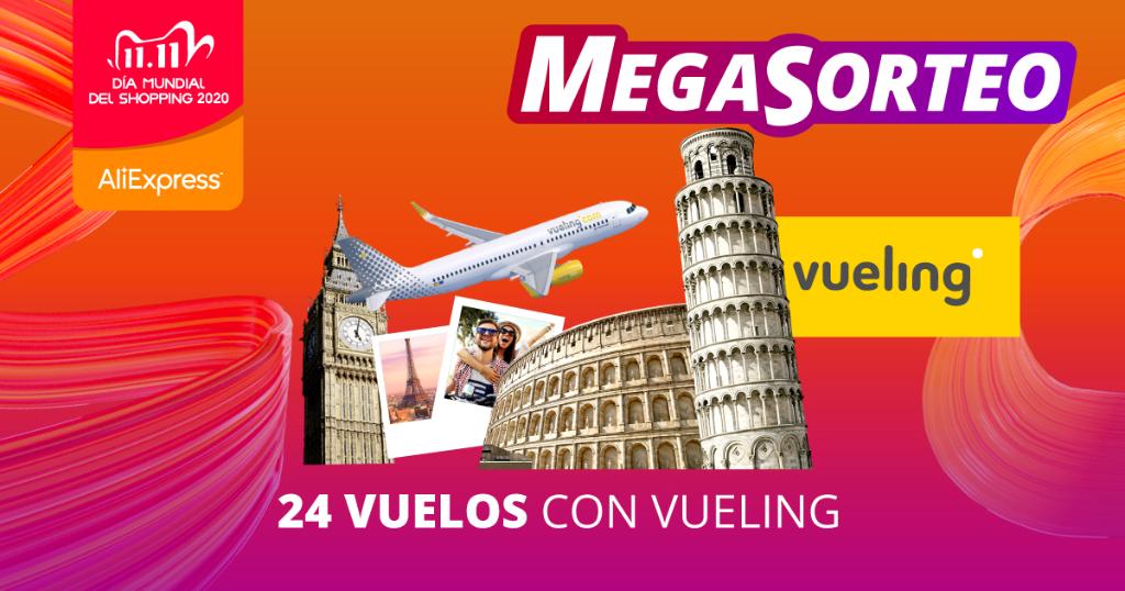AliExpressES's tweet photo. Ida y vuelta en avión 🛫 a donde quieras dentro de Europa. ¿Qué destino elegirías? Puede que lo hagas realidad en nuestro MEGASORTEO 🤩 🏆 ¡Participa! 👉 https://t.co/VPQ9qSRPbo
#AliExpress1111 #MegaSorteoAliExpress https://t.co/ScV666S8Dn
