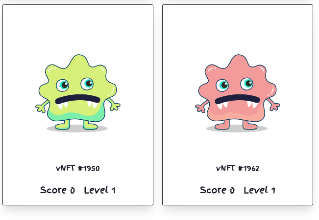 NiftyMuseum's tweet image. The firsts LP exclusive vnft were minted this morning and they are so cute! 😍😍