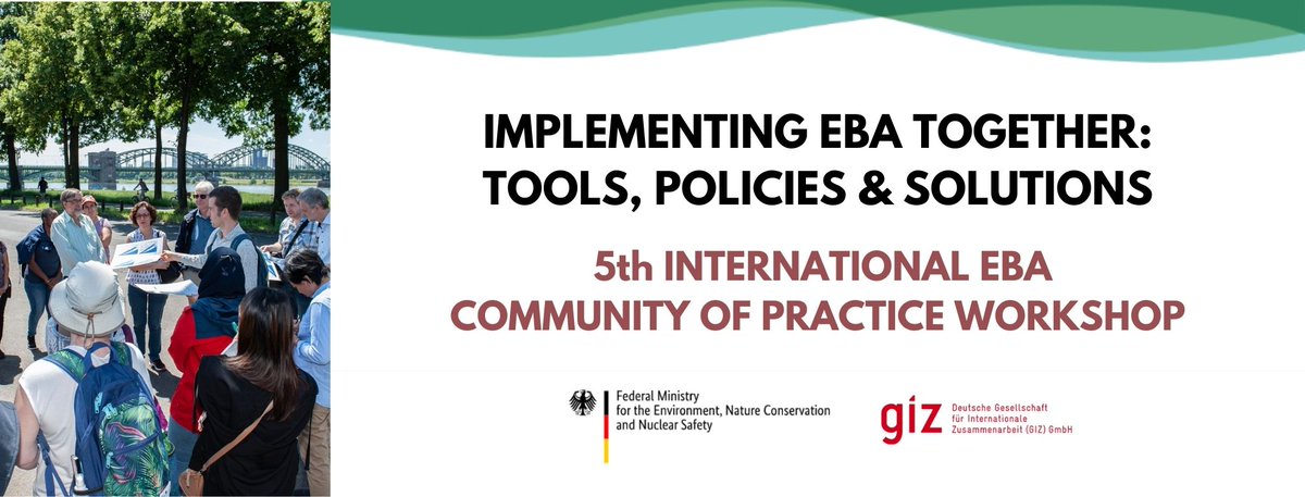 Adapt_Community's tweet photo. In two weeks, our international #EbACoP workshop is taking place. We are excited to exchange on #implementingEbAtogether with the international #EbACommunity of Practice
@iki_bmu @giz_gmbh https://t.co/HaPVG7LQen
