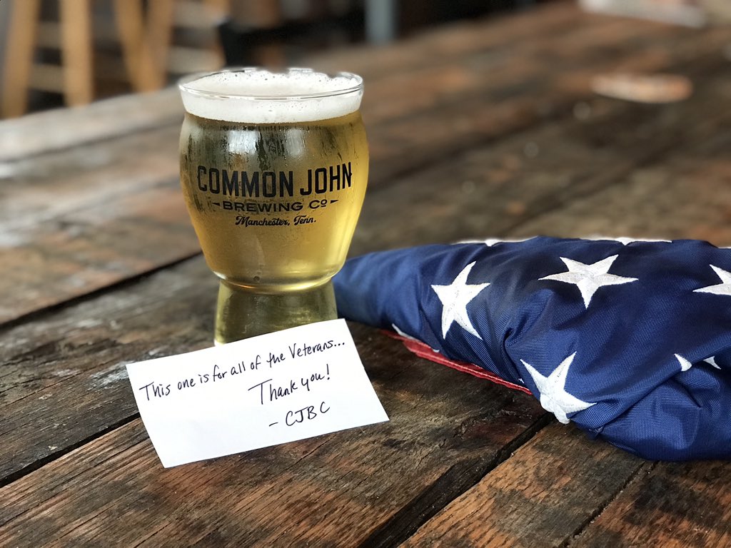 CommonJohnBC's tweet photo. To all veterans of all branches: Thank you for your sacrifice, your bravery, and your service. Join us Thursday through Sunday and receive a 20% military discount on CJ pints to show our gratitude.
#VeteransDay
#WeAreCommonJohn #BlueCollarWhiteCollarNoCollar https://t.co/QtOUha3Zwj