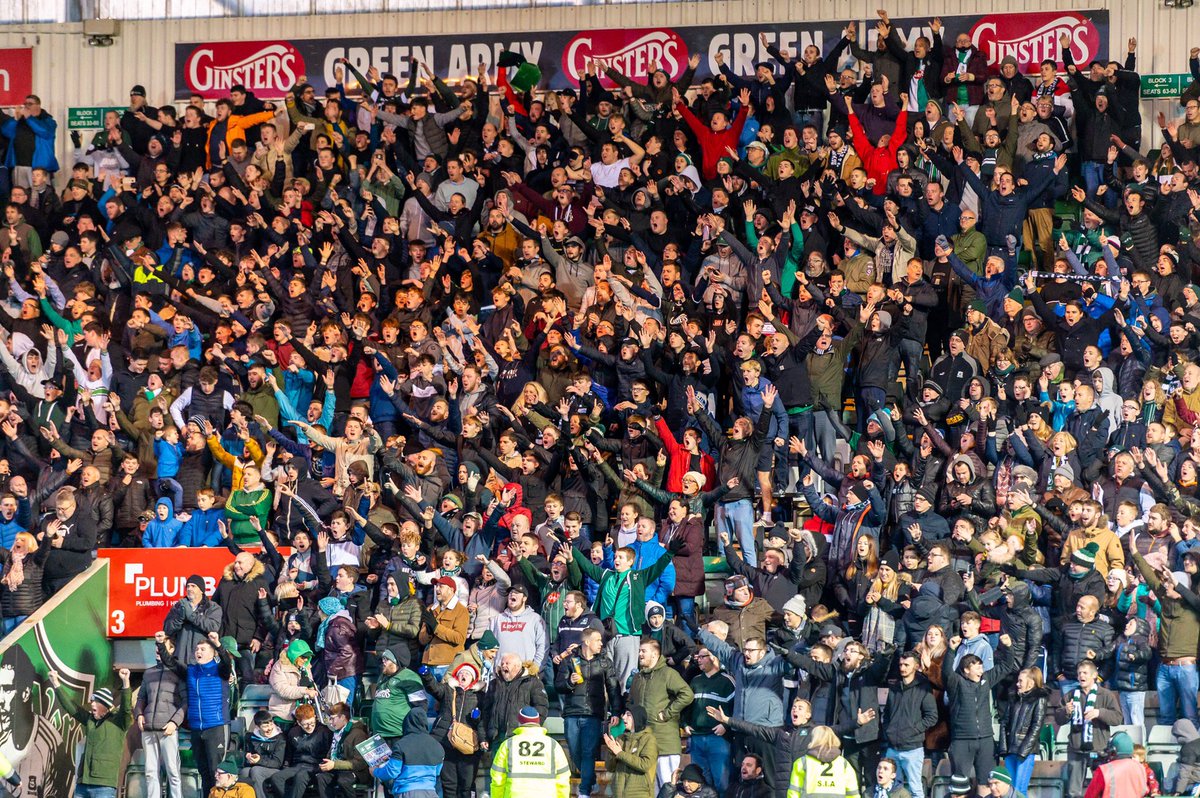 Argyle's tweet photo. 🙌🏼 After day one of launching our 20/21 Season-Ticket options, a massive 97% of the Green Army have opted not to ask for a refund so far.

We thank you for your unbelievable support. 💚

#pafc https://t.co/I0q9rxO3X7