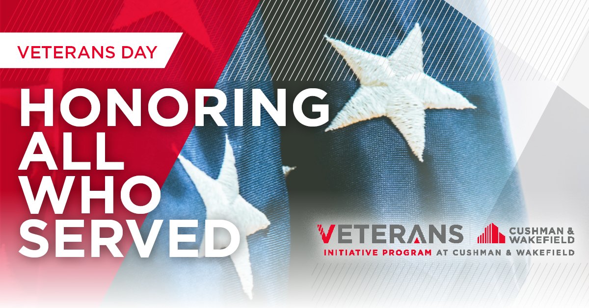 CushWakeUS's tweet photo. We're proud to honor the men and women who have served our country in order to ensure our freedom. #VeteransDay #CWVets https://t.co/DHYCcF89jx