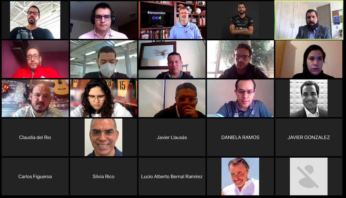 CNDmx's tweet image. Y seguimos con el segundo día de nuestra Capacitación Virtual lll "Compartiendo mejores prácticas entre clubes" con ejecutivos #FutMX. Muchas gracias a Santiago Montes y a Alejandro Olivares de @Chivas por su presentación ¡Muy buena sesión!