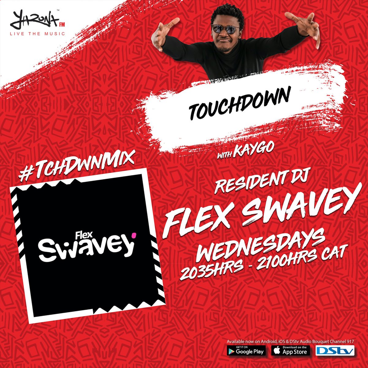 yaronafm's tweet photo. He's got that natural 'twang' when he speaks, it aint even fake😉. @callmekaygo is on Touchdown ya'll! Today he's going in on unemployment issues. TUNE IN! @Flex_swavey has a mix that will get you into proper FESTIVE mood 🔥on the #TouchDownMix! https://t.co/w4UbaijLvN