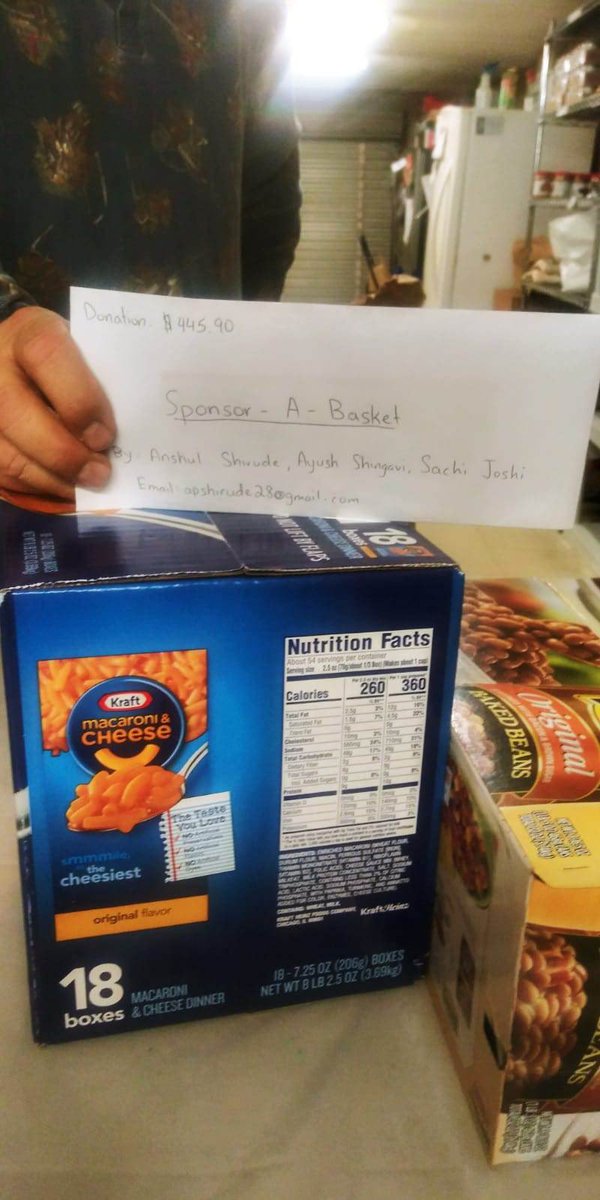 We donated a $450 check and some food to the Chelmsford Food Pantry. Huge thank you to <a href="/ChelmsfordPD/">Chelmsford Police</a> and the other donors for their donations! Also, thank you to Sachi Joshi from <a href="/CPSchoolsMA/">Chelmsford Public Schools</a>. <a href="/Chelmsford_MA/">Town of Chelmsford</a> <a href="/ChelmsfordPatch/">Chelmsford Patch</a>
