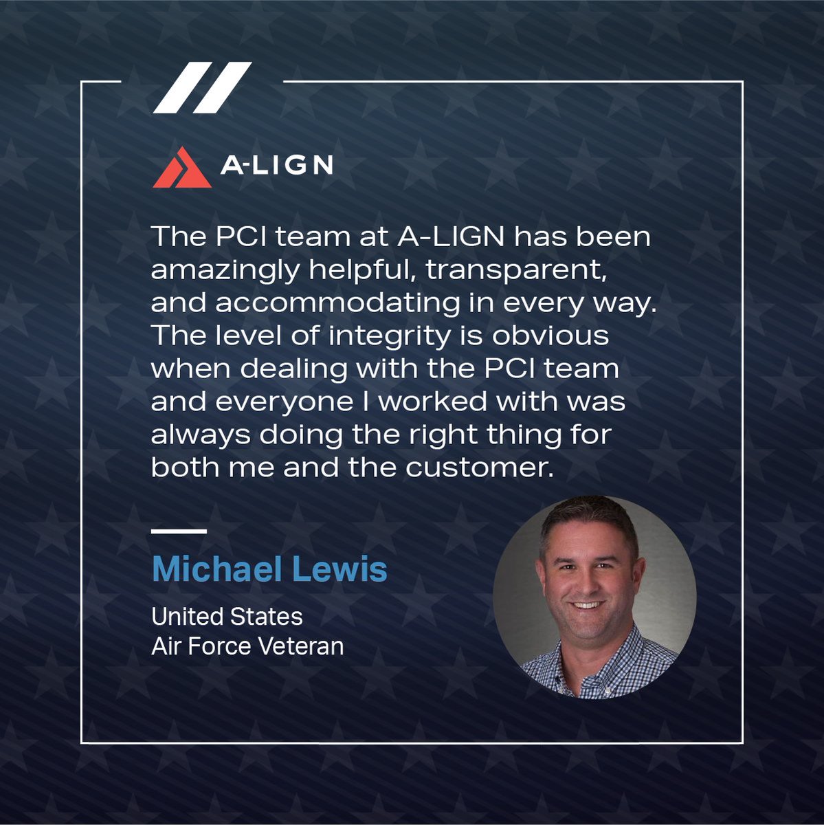 aligncompliance's tweet photo. A-LIGN honors and celebrates its @hiringourheroes fellows this #VeteransDay and thanks all who have served and continue to serve our country! Read more about the contributions of A-LIGN’s veterans and their experience in our corporate fellowship program. https://t.co/CJey9xvgH6 https://t.co/UbaoEjNb45