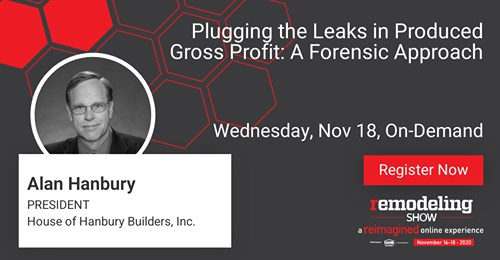 The Remodeling Show is taking place and our very own Alan Hanbury will be presenting November 18th On-Demand. 
 #RemodelingShow20 #ReimaginedOnline #Remodelers invt.io/1txb7h0uj96