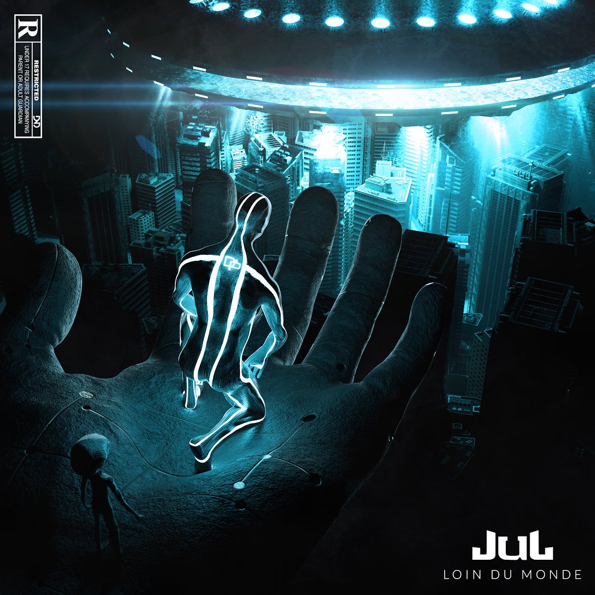 DendeDZG's tweet image. Voici ma proposition de cover pour « Loin du monde » de @jul 

#jul #loindumonde #cover