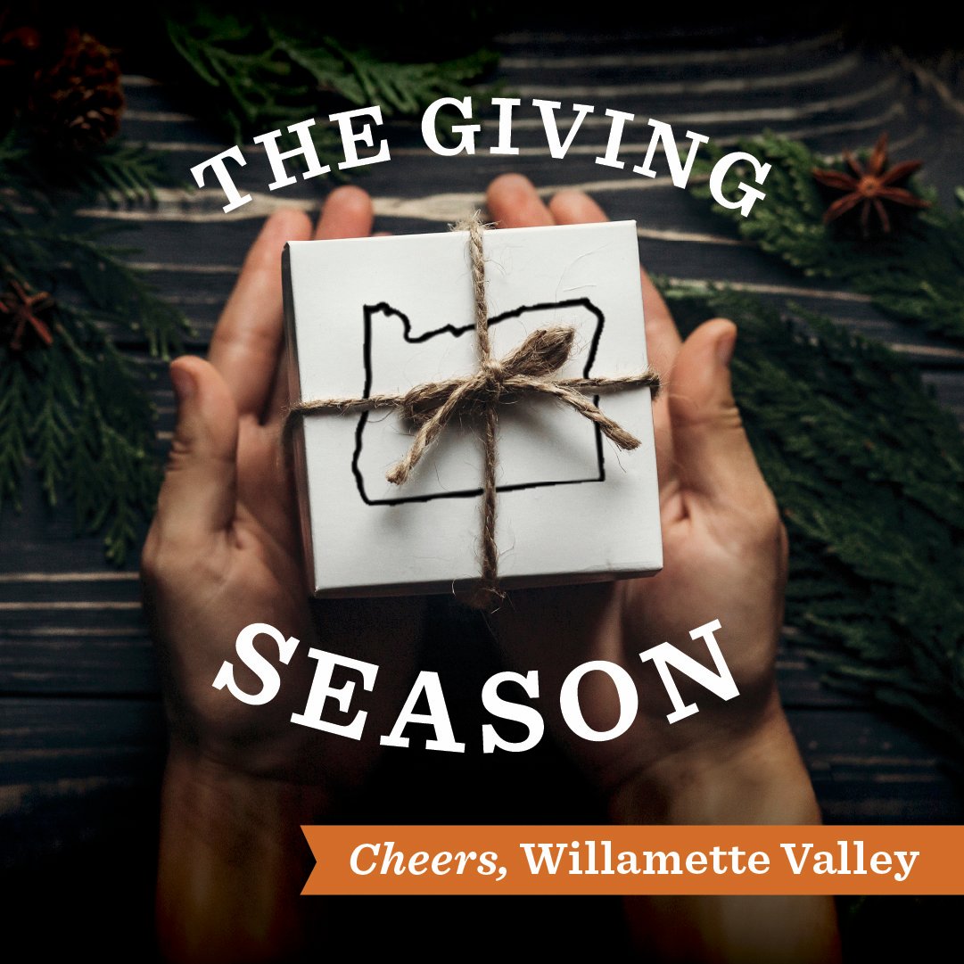 Willamette Valley The Giving Season 2 pack 2017 Pinot Noir Dundee Hills 20% discount plus shipping included &amp; $10 donated to Oregon Food Bank - mailchi.mp/wintershillwin…