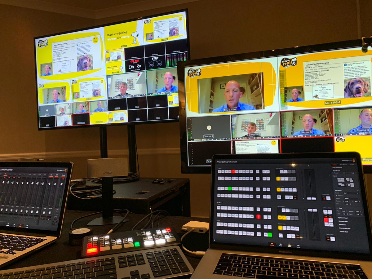 we_are_showcase's tweet photo. We've pressed the PAWS button for today. Just finished filming for @DogsTrust. Despite #lockdown2 we can still #livestream in one of our London studios.
#virtualevents #virtualseminars #virtualmeetings #virtualconferences https://t.co/VAesSnjF4B
