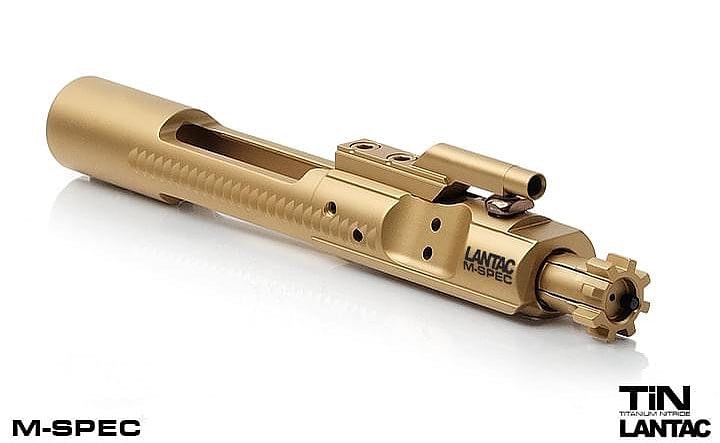 The awesome M-SPEC BCG is now in TiN, Titanium Nitride Gold coating and available exclusively through Primary Arms...
primaryarms.com/lantac-usa-m-s…

#Lantac  #AZWS