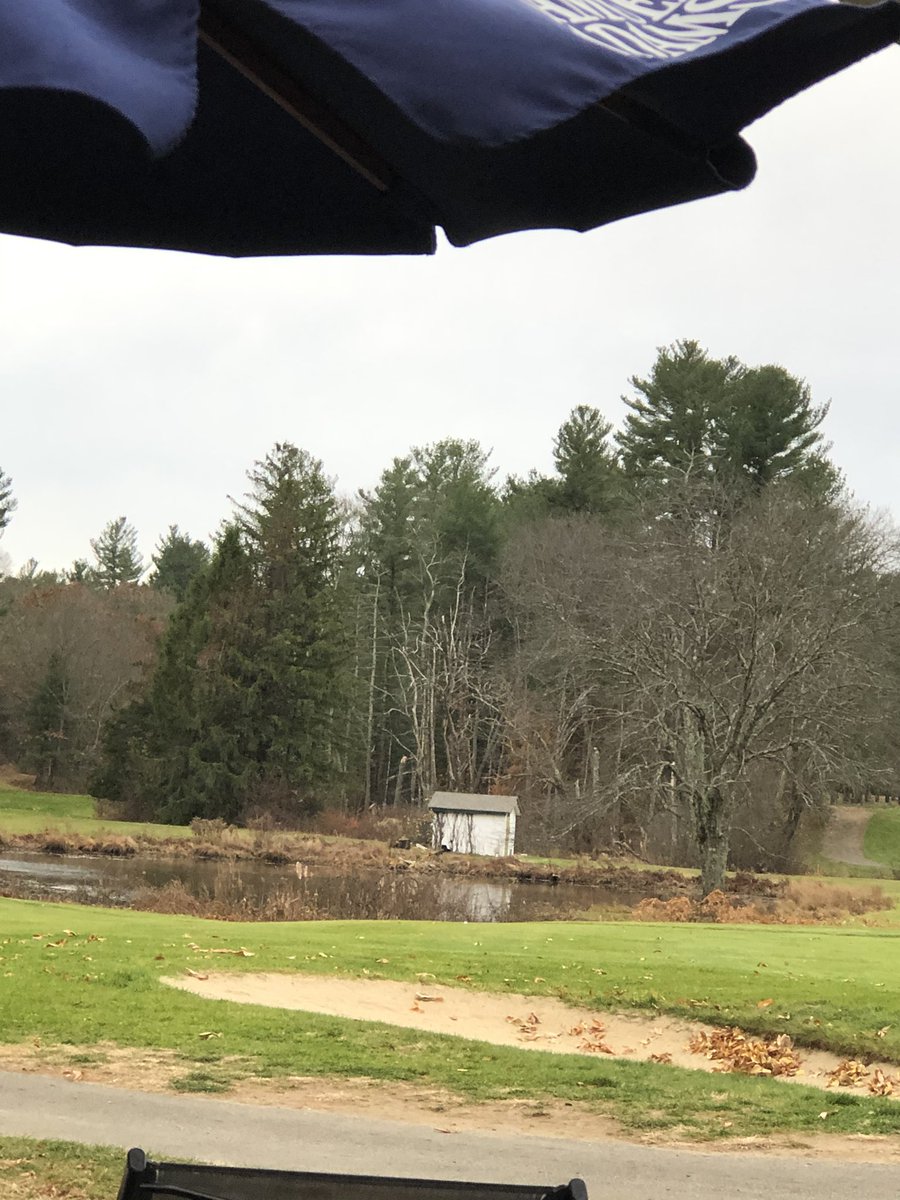 KD_1944's tweet photo. @NWSBoston #November #18holes perfect fall day around 70 degrees.   Sightings of #deer in the #fairway beautiful day for a round of golf #NewEngland #Weather https://t.co/8rep0kMmKv