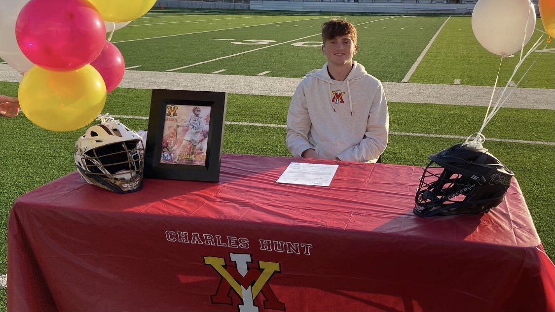 Congrats to <a href="/Charleshunt08/">Charles Hunt</a> for signing his #NLI to play lacrosse at <a href="/VMI_Lacrosse/">VMI Lacrosse</a>! We are all very proud of you. #iamdsisd

#Wolfpack #RespectTheDrip #WEball #RentFree⚒️