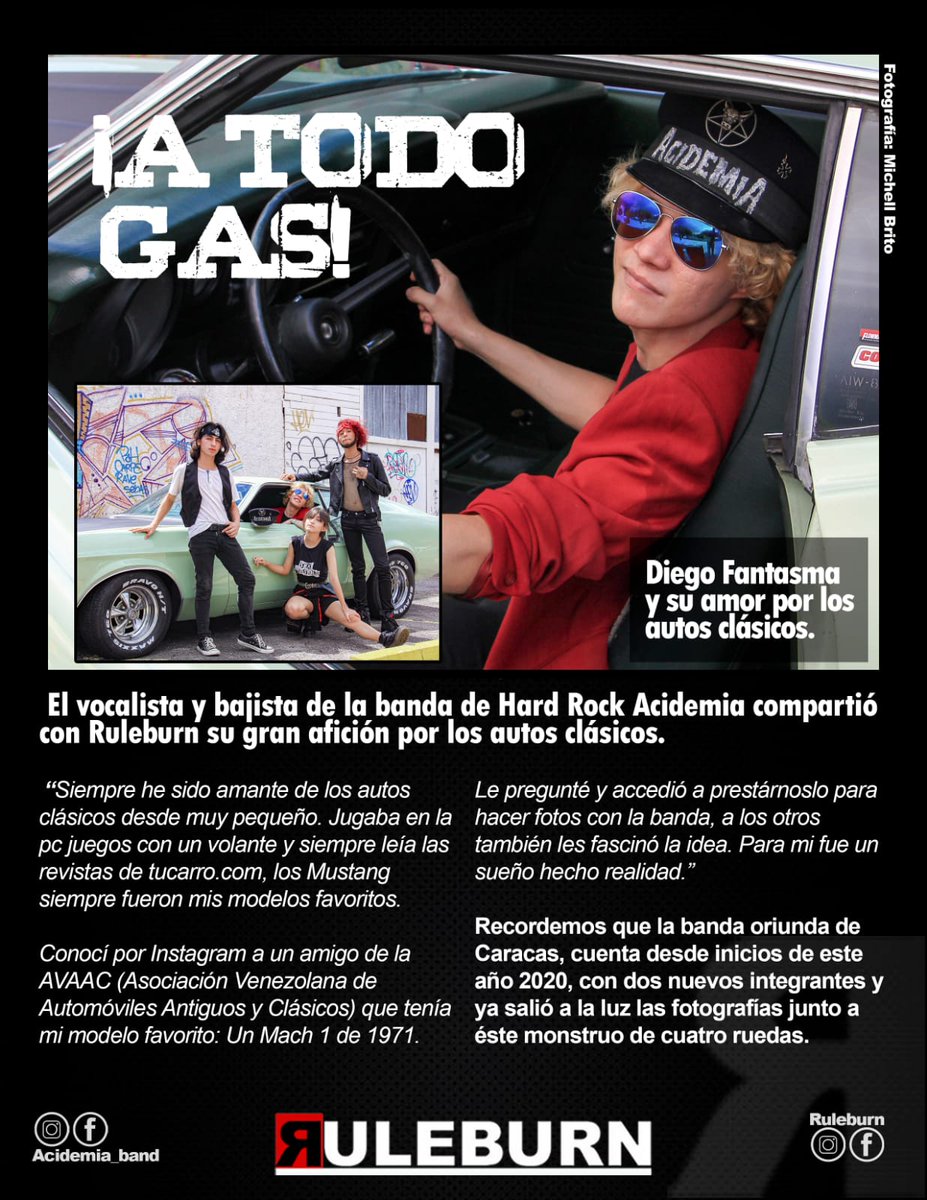 Diego fantasma y su amor por los autos clásicos. 🤘🏻🔥🤘🏻
<a href="/acidemia_band/">ACIDEMIA</a> 
 instagram.com/p/CHd0aiiJiQH/…

#rock #ruleburn #punk #autos #collection #acidemia #classic #articulo