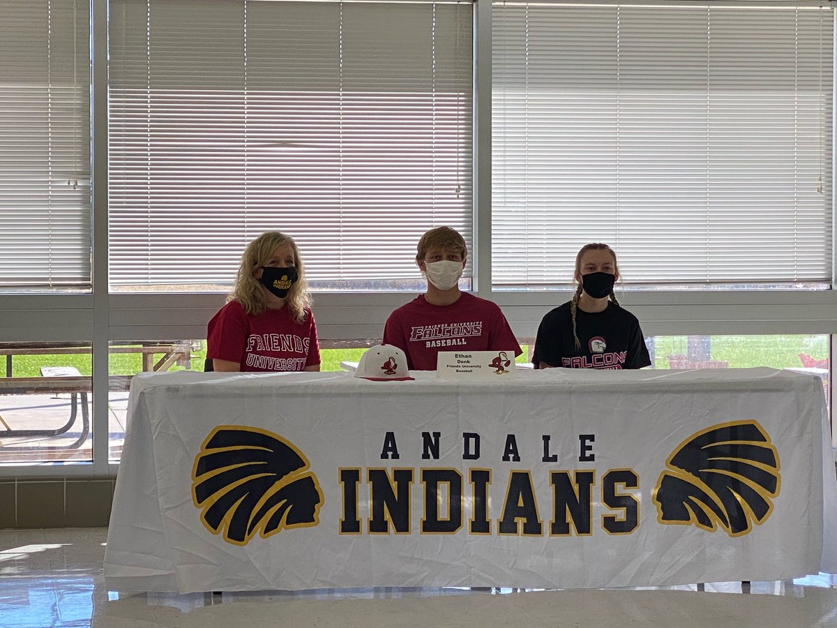 Congratulations to Ethan Denk for signing to play baseball at Friends University!