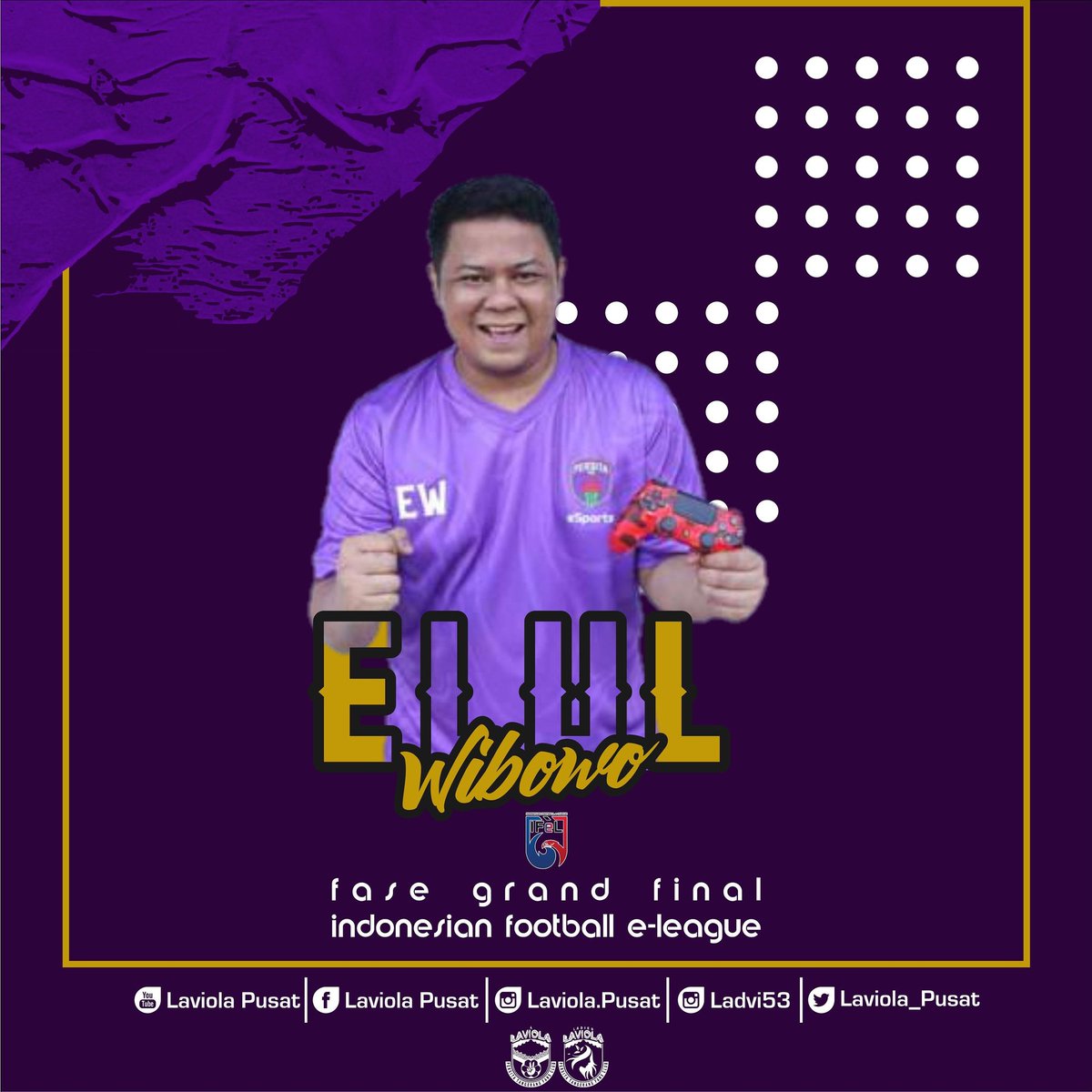 Fase grand final football e-league
.
53mangat elul wibowo!!!
Jalanmu masih panjang,
karna pada dasarnya Tahapan untuk meraih kemenangan itu panjang.
Dari mulai persiapan, cobaan, ujian dan kemenangan. dan dukungan kami tak henti menyertaimu.
.
<a href="/ifel_id/">Indonesian Football e-League</a>
#persitajuara #persitafans
