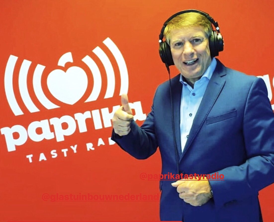 Vandaag werd bekend dat <a href="/SjaakVanDerTak/">Sjaak van der Tak</a> Glastuinbouw Nederland verlaat. Morgen 11-12u is de nieuwe voorzitter <a href="/LTONederland/">LTO Nederland</a> te gast in de studio bij <a href="/PaprikaNL/">Hortibiz Newsradio</a> Tasty Radio 
paprikatastyradio.nl 
#Powertofoodandflower