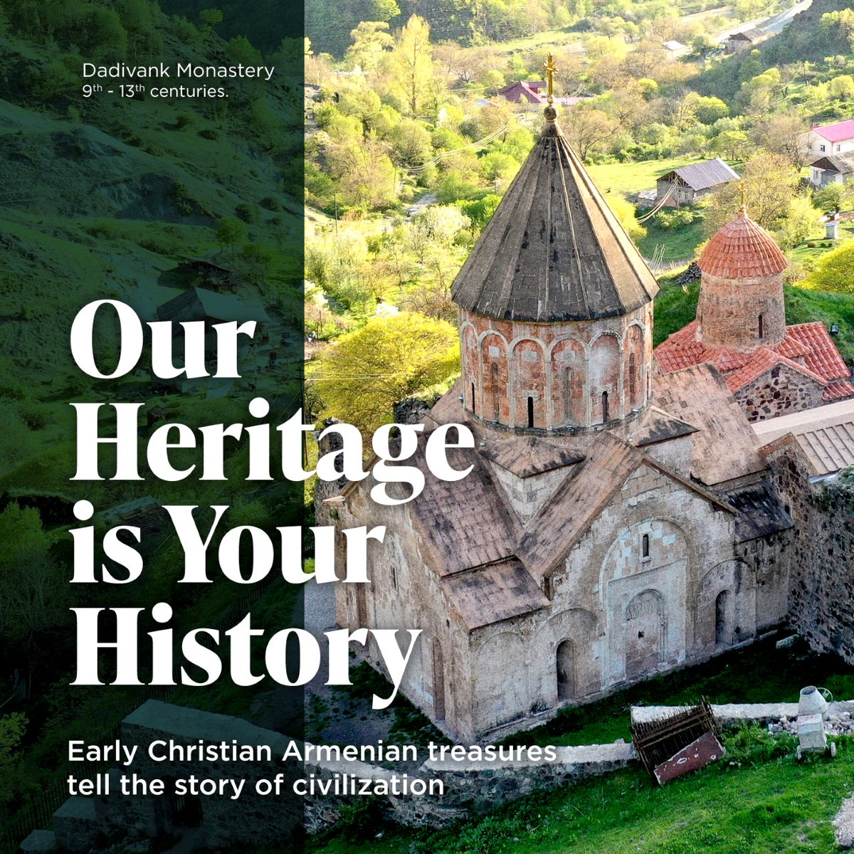 agbu's tweet image. History belongs to everyone. Our historic artifacts tell the story of our people and of all people, as we sit together at the crossroads of culture. Azeri officials claim this as a Caucasian Albanian monastery, in an attempt at historical revisionism and cultural destruction.