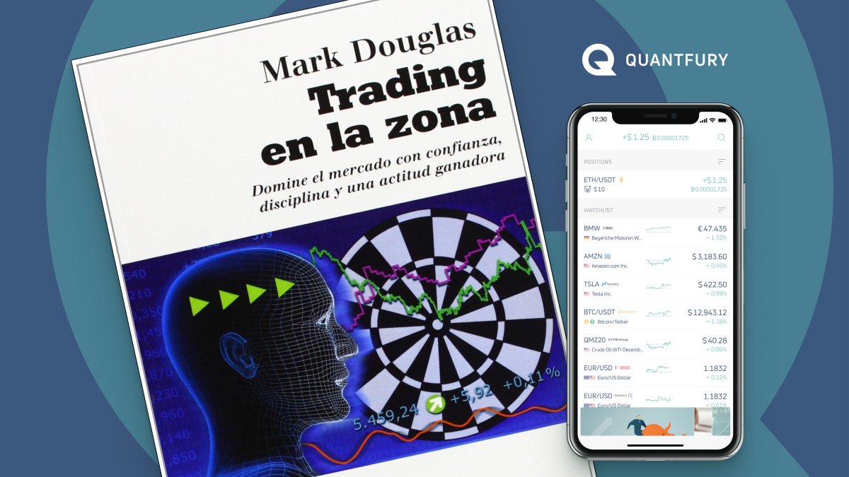DanielMuvdiYT's tweet image. Gran libro para inversores y traders “Trading en la zona” de Mark Douglas se enviará de forma gratuita a los primeros 100 usuarios de Quantfury que den retweet y me envien un mensaje de correo electrónico a esta dirección (libro@quantfury.com) avisando de su participación!