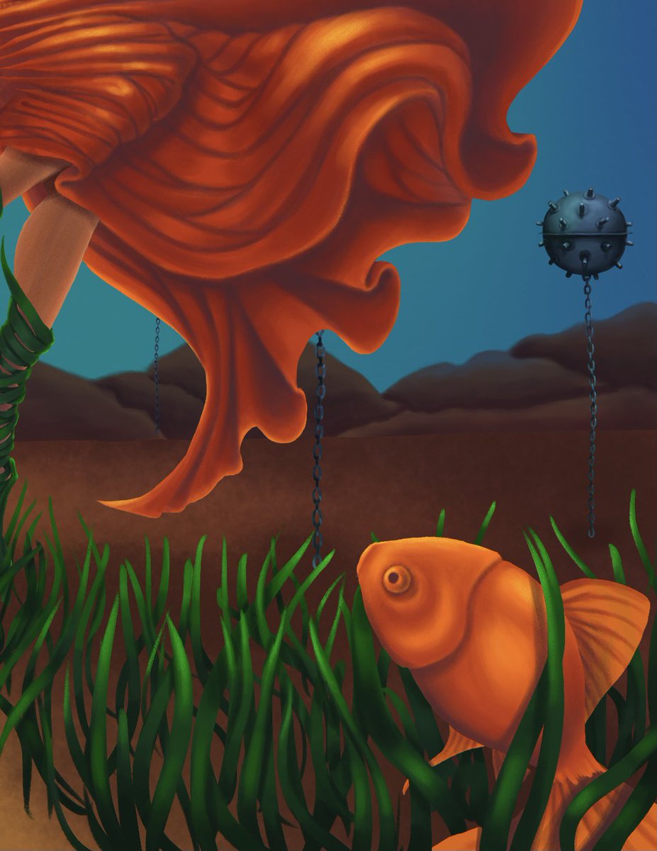 fee_lines's tweet photo. “I get dark only to shine. Looking for the golden light” 
A mesh of art nouveau with surrealism with inspiration from the song “numb” by Marina. Marina inspired me a lot and this was something I’ve wanted to draw for a long time but couldn’t figure out how to. So here it is.Enjoy https://t.co/p6rO4KHVKo