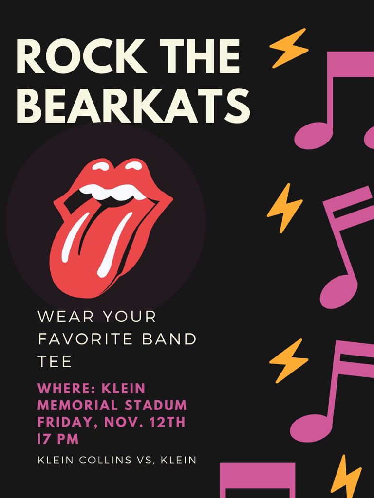 Hey Tigers - Friday’s dress up day!!!! #KCSTUCO #KleinCollinsFootball