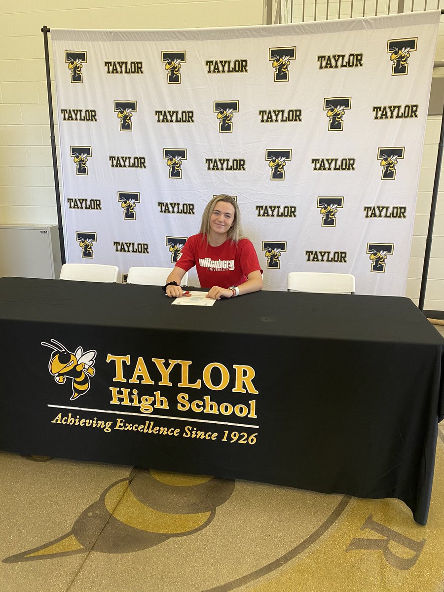 So proud and excited for Brooke Mullis signing with Wittenberg University today. They are so lucky to have her! I can’t wait to see all that you accomplish!  <a href="/THS_WSoccer/">Taylor Womens Soccer</a>
