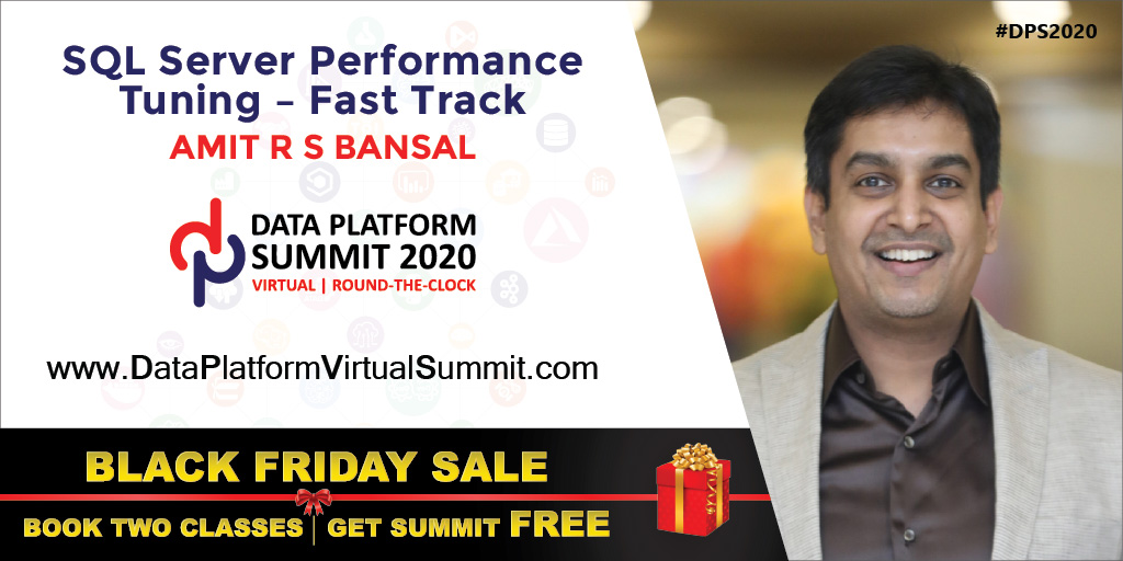 SQLServerGeeks's tweet image. Spend 8 Hours with @A_Bansal 
Gain deep technical skills on #SQLServerPerformance
Leverage the BLACK FRIDAY OFFER and book your seat ASAP
bit.ly/dps2020_classes
#DPS10 #DPS2020