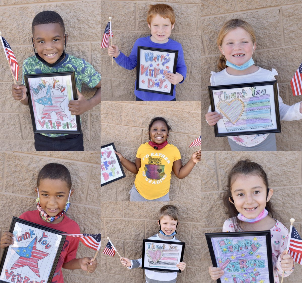 MountHollyElem's tweet photo. HAPPY VETERANS DAY! THANK YOU For Your Service! ❤️💙 #mheleads #mhefalcons https://t.co/CdjwS8muuH