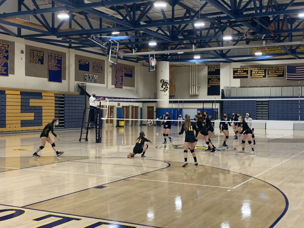 EHavenAthletics's tweet photo. SCC Semi Finals: East Haven defeats Hand 3-1. (25-22, 25-18, 25-27, 25-17) EH will now play Guilford on Friday for the Championship.  @EhHive @HandTigers @2018Ehvb @GameTimeCT @Pragano https://t.co/tQyRrVb8xz
