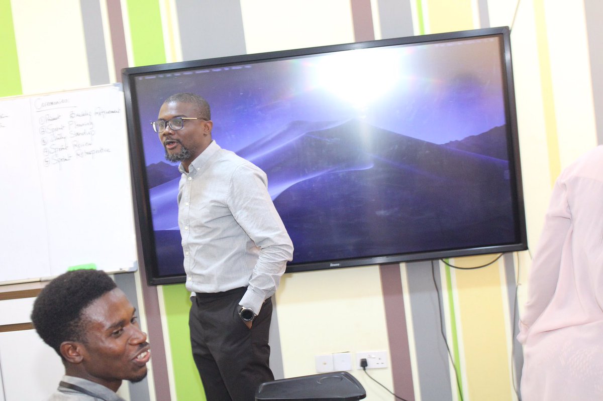 genesystechhub's tweet photo. For the third day of #scrumweek, the intensity has kicked up a couple of notches. 

The on-campus interns have been divided into three teams and tasked by @idowuakinde with building an MVP using the principles of Scrum they had learnt. 

Deadline: Friday. https://t.co/Viy6l7PDAf